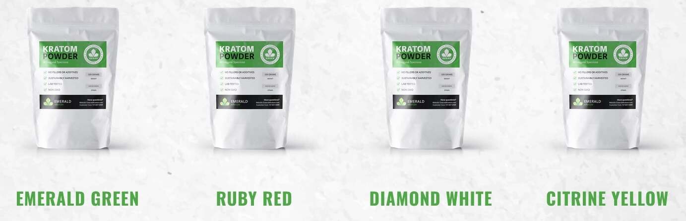 Emerald kratom product line